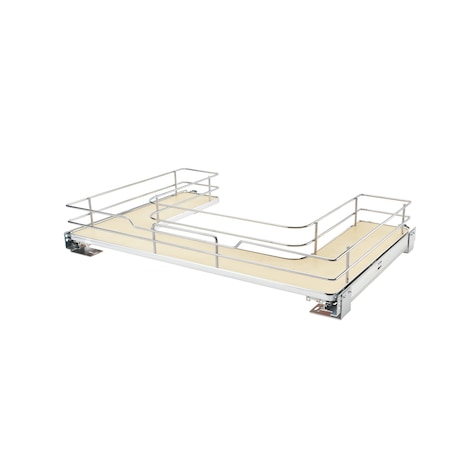 Rev-A-Shelf Steel, Light Brown, 32.69 in W, 5.07 in H, 22 in D, 21.54 in L, Light Brown 5386-33BCSC-MP